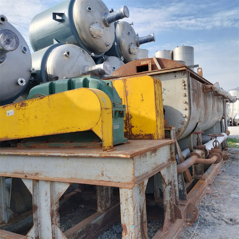 二手双轴桨叶干燥机  真空干燥设备 二手空心式干燥