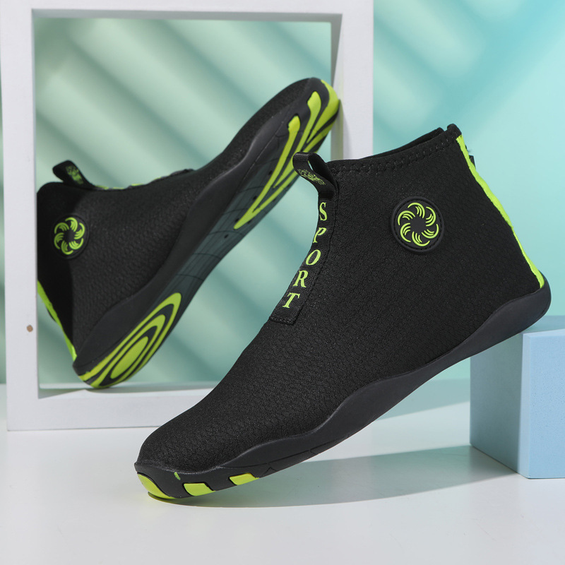High-top diving shoes and boots men's and women's anti-cutting quick-drying wading shoes non-slip sand-proof Sanya swimming beach shoes