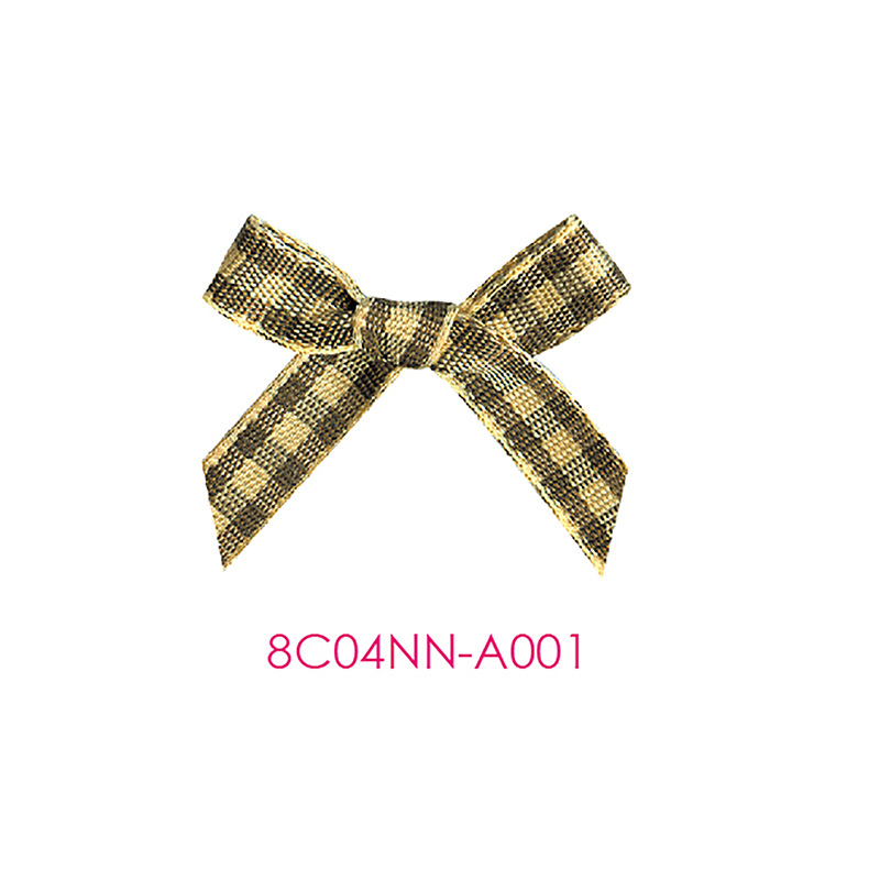 Yao Ming 2 puntos accesorios de ropa interior de lazo a cuadros escoceses accesorios de ropa de lazo pequeño lazo de cinta