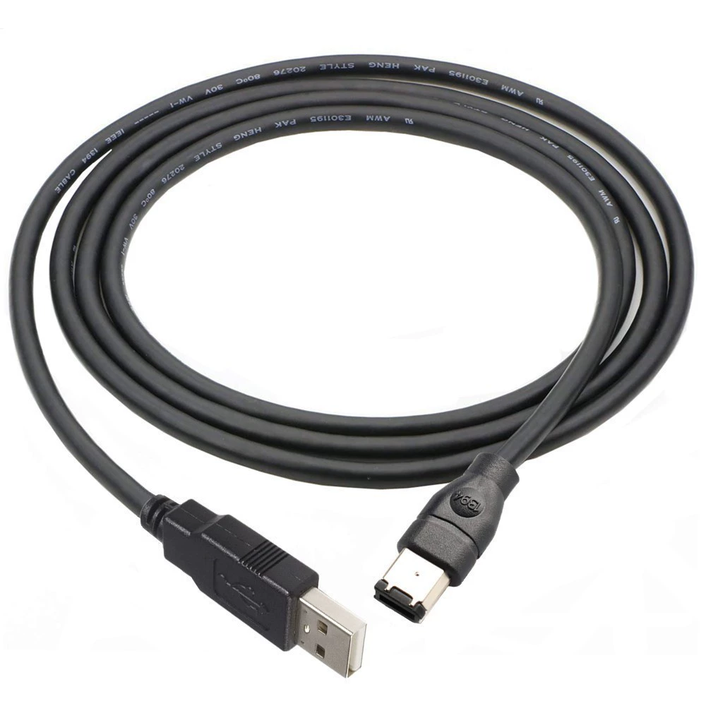 Стандартный медный провод USB 2.0 Gong к огненной линии IEEE400 1394 6-пиновый кабель для печатной машины