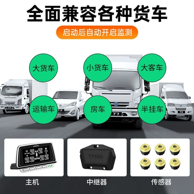 Pressure and Temperature Monitor with Large: Tire pressure monitoring system