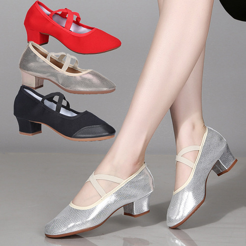 Cross-border  New Dance Shoes Soft Sole Dance Shoes Dance Shoes Women's Latin Dance Shoes Square Dance Shoes Dance