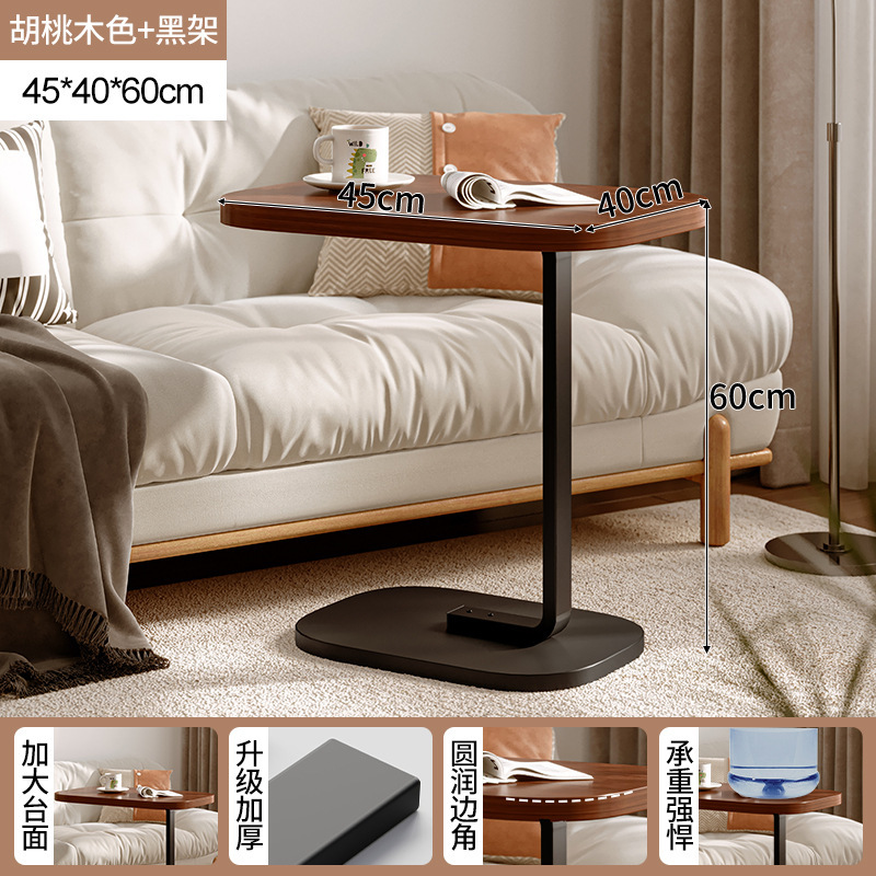 Mesa de noche, apartamento pequeño, mesa pequeña para el hogar, estante para el piso junto al sofá, mesa de centro pequeña, escritorio simple para computadora, escritorio estrecho