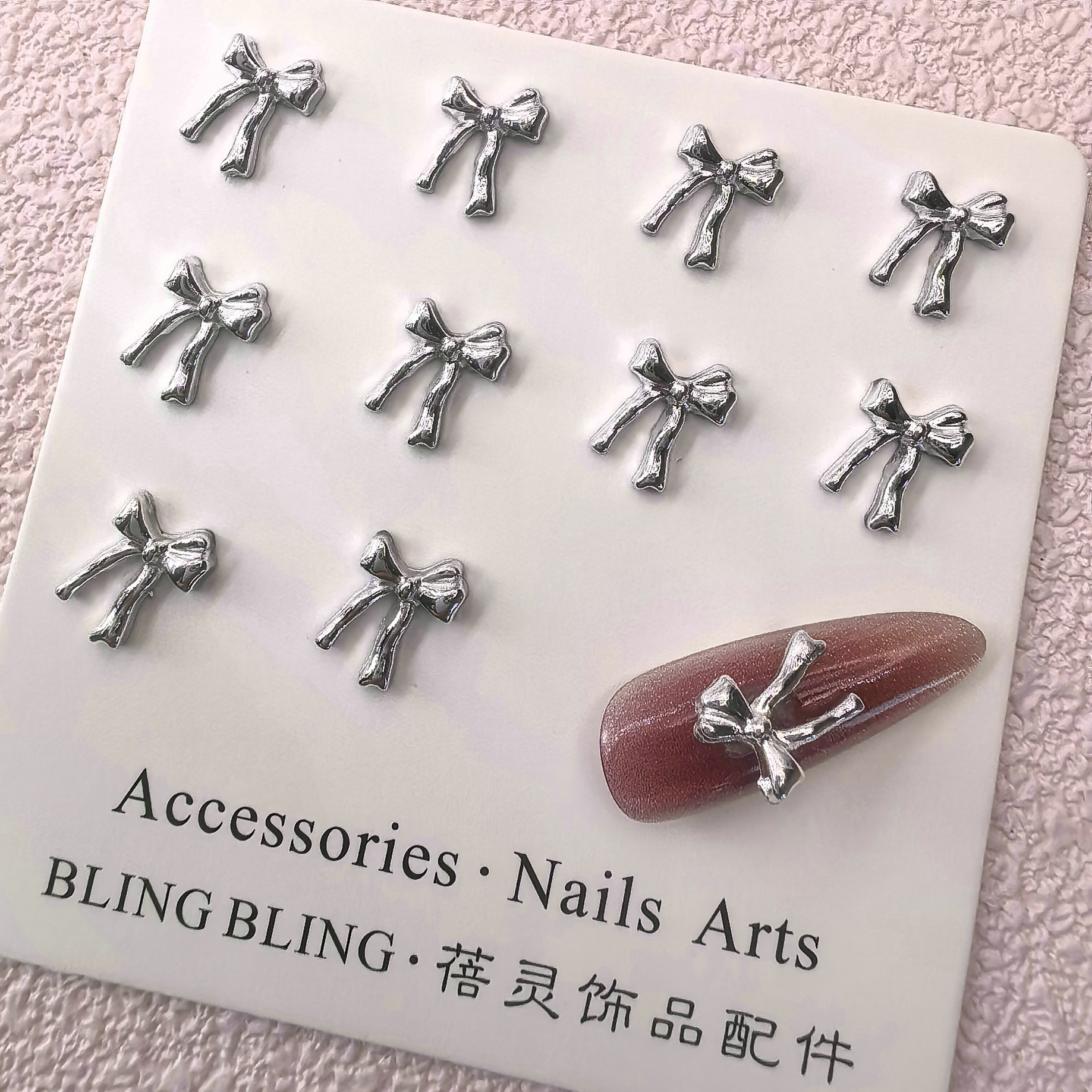 银色美甲饰品树脂配件 树脂饰品配件 饰品配件批发哪里有 00