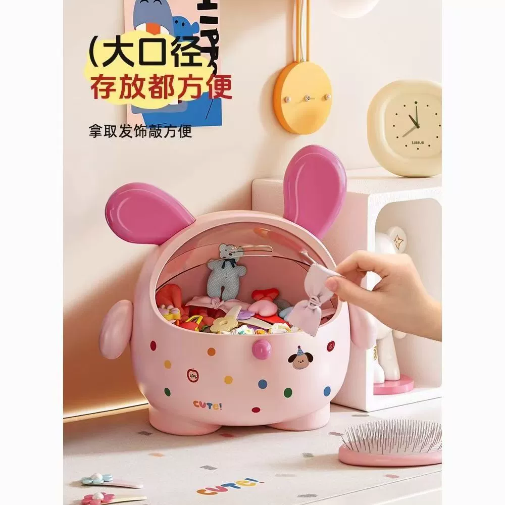 Capacious plastic garbage can for home use, universal storage system, home decor