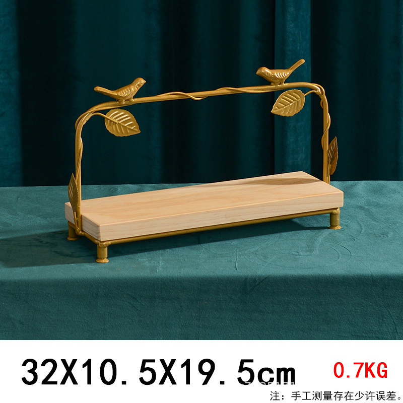 Tableta de madera para té de la tarde, mesa de comida fría, mesa de postres de boda, estante de exhibición, accesorios decorativos, estante de pastel image 18