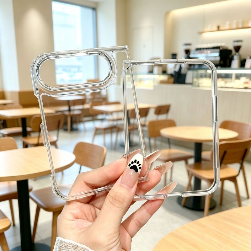 Suitable for new Apple 82% off Fold phone case, acrylic iPhone DUO anti-drop 18Fold transparent protective case