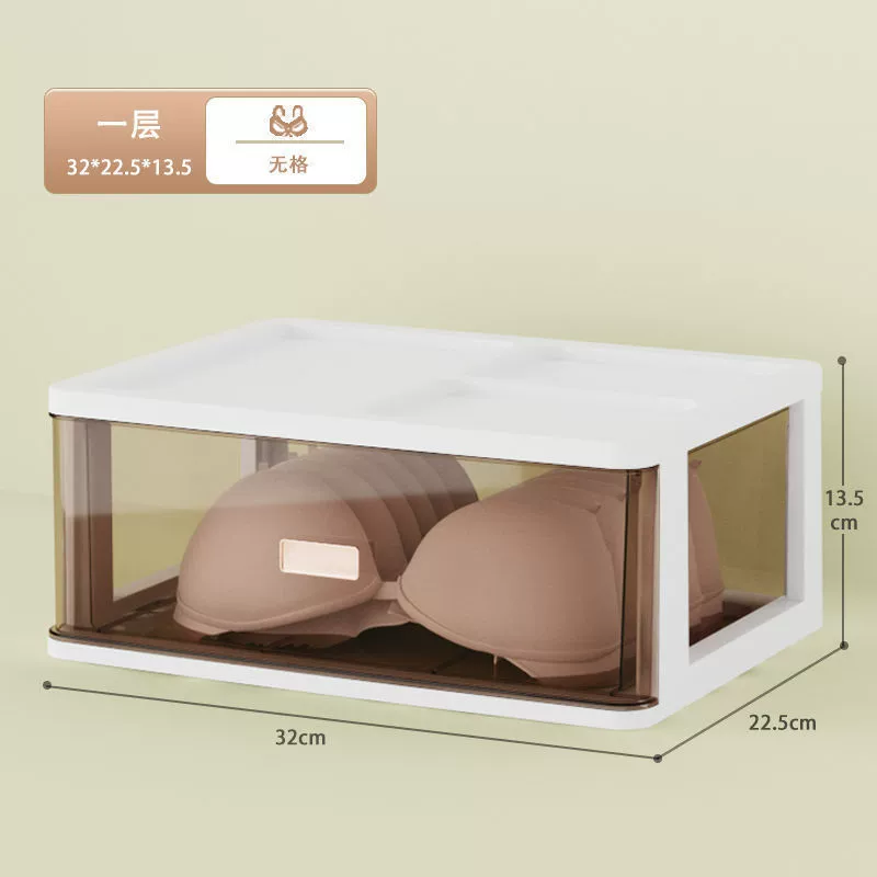 Коробка для хранения нижнего белья в стиле drawers - отделения для носков нижнего белья и секции раздельные клетчатые слои гардероба для организации общежития и комнаты