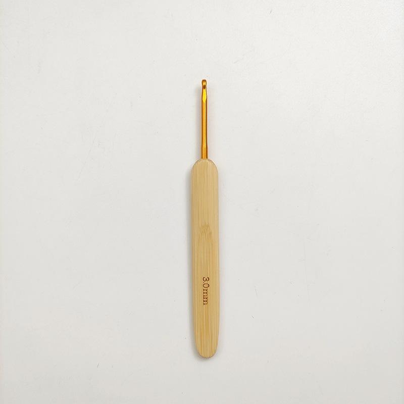 Cabeza de oro con mango de bambú de color primario 3.0