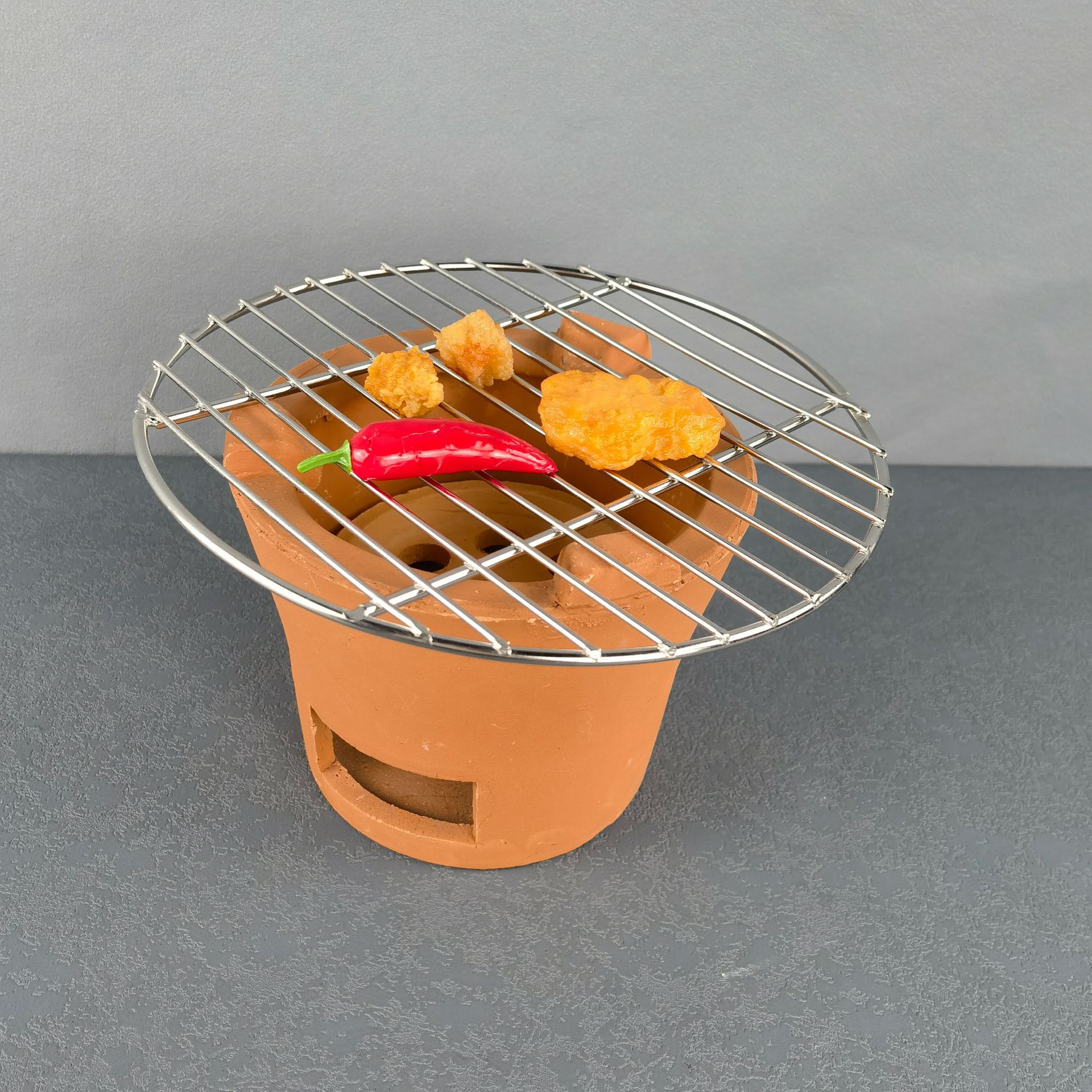 现货 围炉煮茶器配网炭炉茶壶不锈钢网 户外露营烧烤小泥炉煮茶网