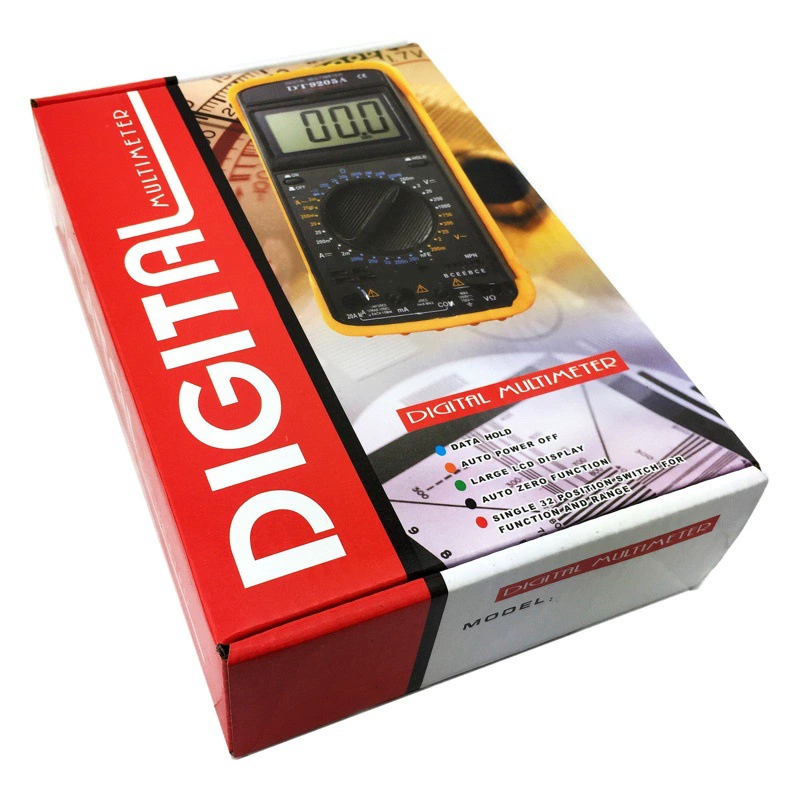 Учебный комплект мультиметра DT9205A электронный DIY изготовление мультиметра запасные части педагогическая практика электромеханическое обучение