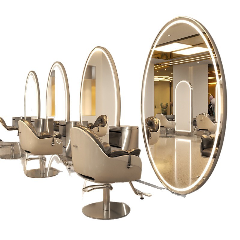 Espejo de Barbería con Luz LED de Metal Con Luz LED para Peluquería y Barbería image 6