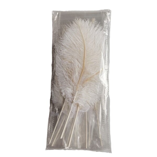 Feather cake decoration new ins ostrich pearl feather baking cake…