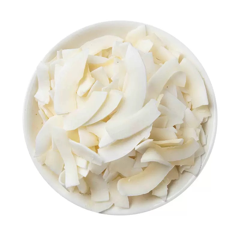 Coconut Chips 500g Dried Coconut Slices Ye Zi Pian Freeze Dried Snack for Fruit Tea and Culinary Use in use