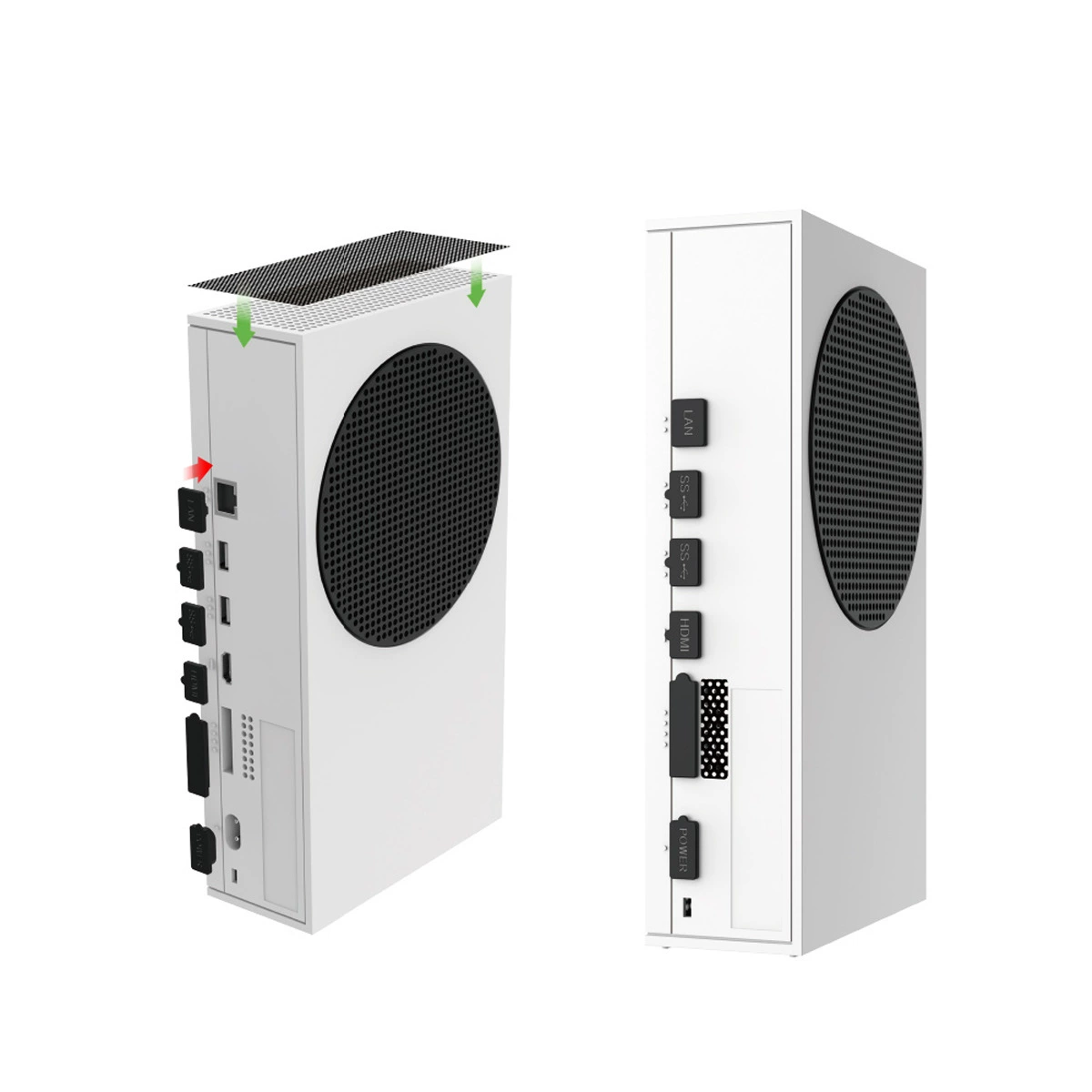 Консоль Xbox Series S корпуc пылезаглушка XSS игровая консоль простая пылезащита сетка пылеудаление набор аксессуаров