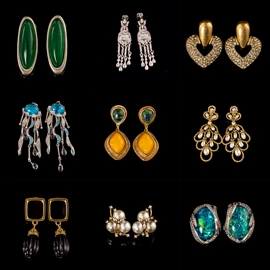 耳钉;项链;戒指