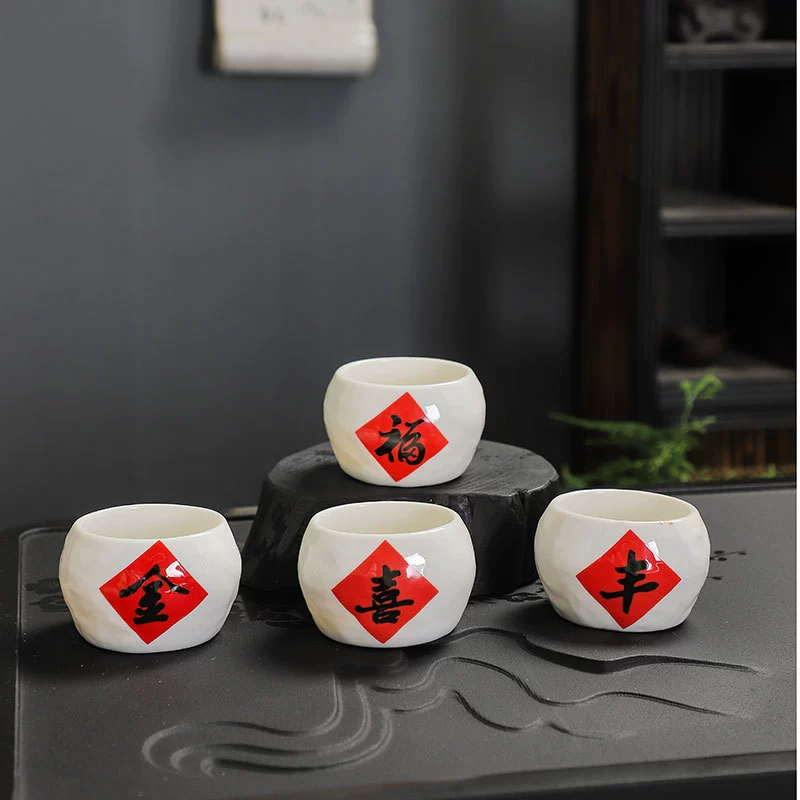 Керамическая чайная чашка Персональная чашка Master Cup Чашка для дегустации чая Специальная чашка для свадебного фестиваля Юбилейный обеденный стол Контейнер для приправ