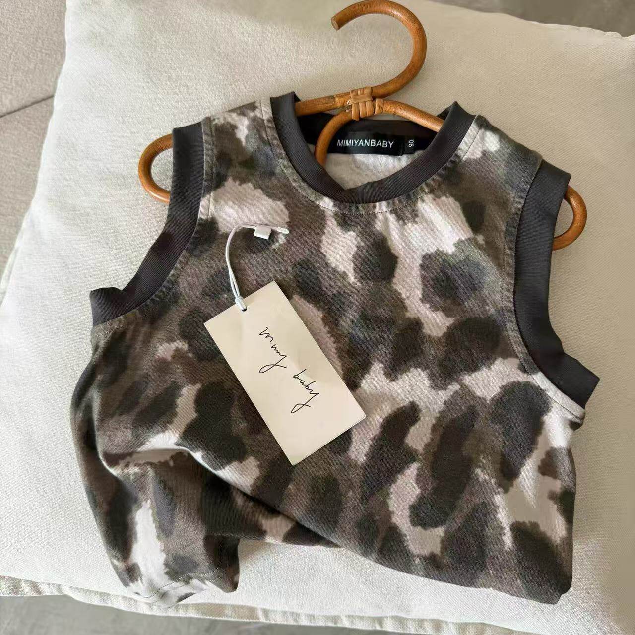 Children's camouflage summer vest