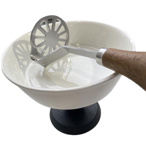 Japanese mashed potato press masher household baby stainless steel egg crushing masher artifact baby food supplement