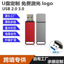 u盘批发跨境 2TB创意金属u盘3.0扩容升级优盘大容量4TBU盘16TB 8t