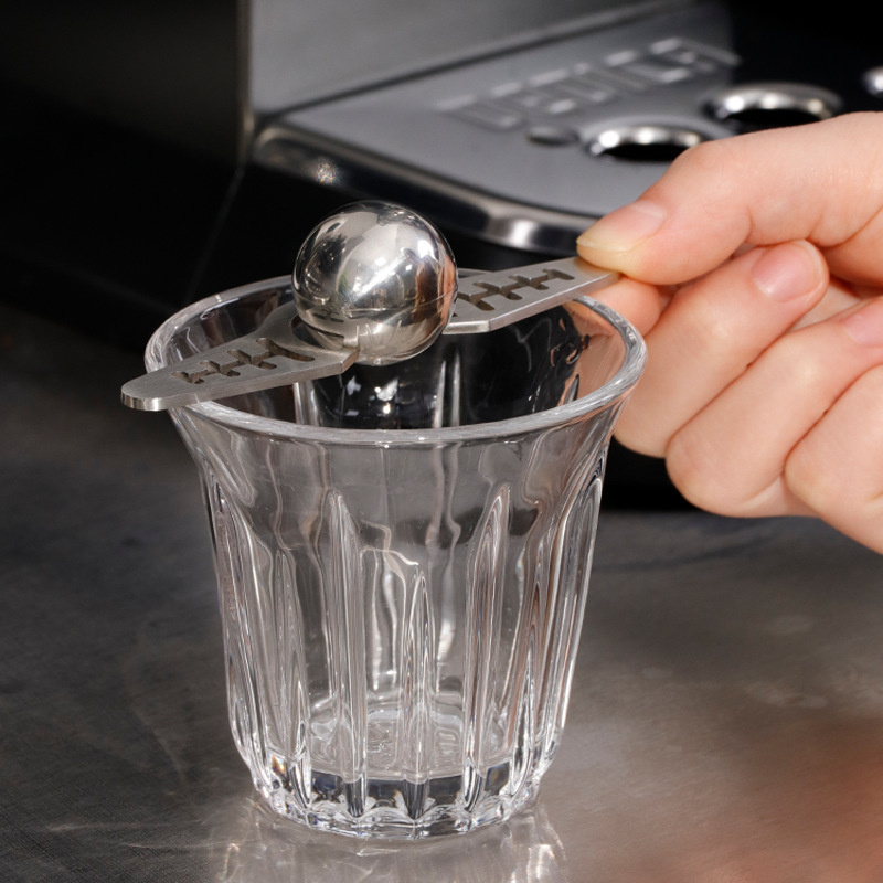 ハンドコーヒーアイスボールエスプレッソステンレススチール製アイスボールホルダーエスプレッソチラックボール|undefined