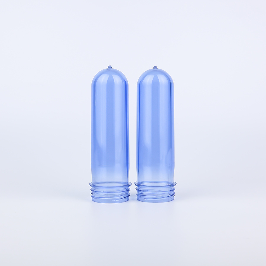 Fábrica directa de 48mm PET botella en blanco de grado alimenticio alta presión desechable barril en blanco de alta transparencia personalizado al por mayor