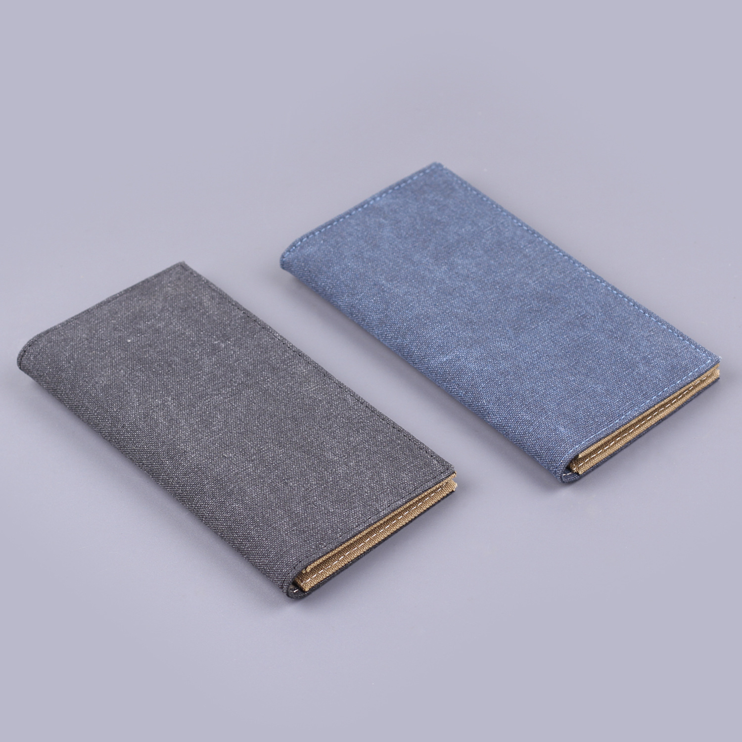 Canvas larga cartera de hombre simple cartera de hombre cartera delgada transfronteriza cartera de hombres cartera de mujeres