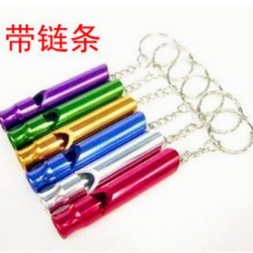 5A11 grandes suministros al aire libre silbato de aleación de aluminio silbato de supervivencia silbato