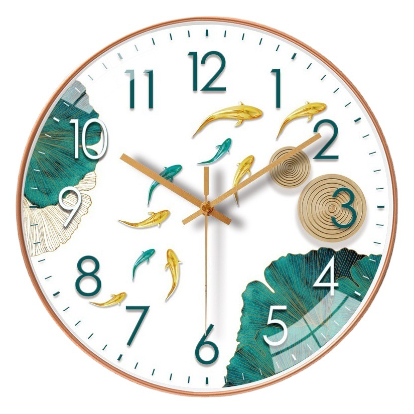 12 pulgadas 30cm reloj hogar sala de estar moderno reloj de pared simple personalidad creativa montado en la pared mudo reloj al por mayor