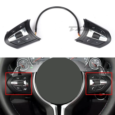 Suitable for BMW 1234567 series modified M steering wheel, sports steering wheel, multi-function button assembly M1M2ACC (Steering wheel) - with-acc-model