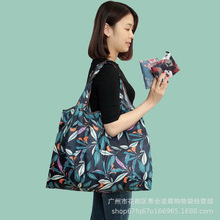 现货大容量大号购物袋防水轻便袋环保袋买菜手提包折叠印花收纳包