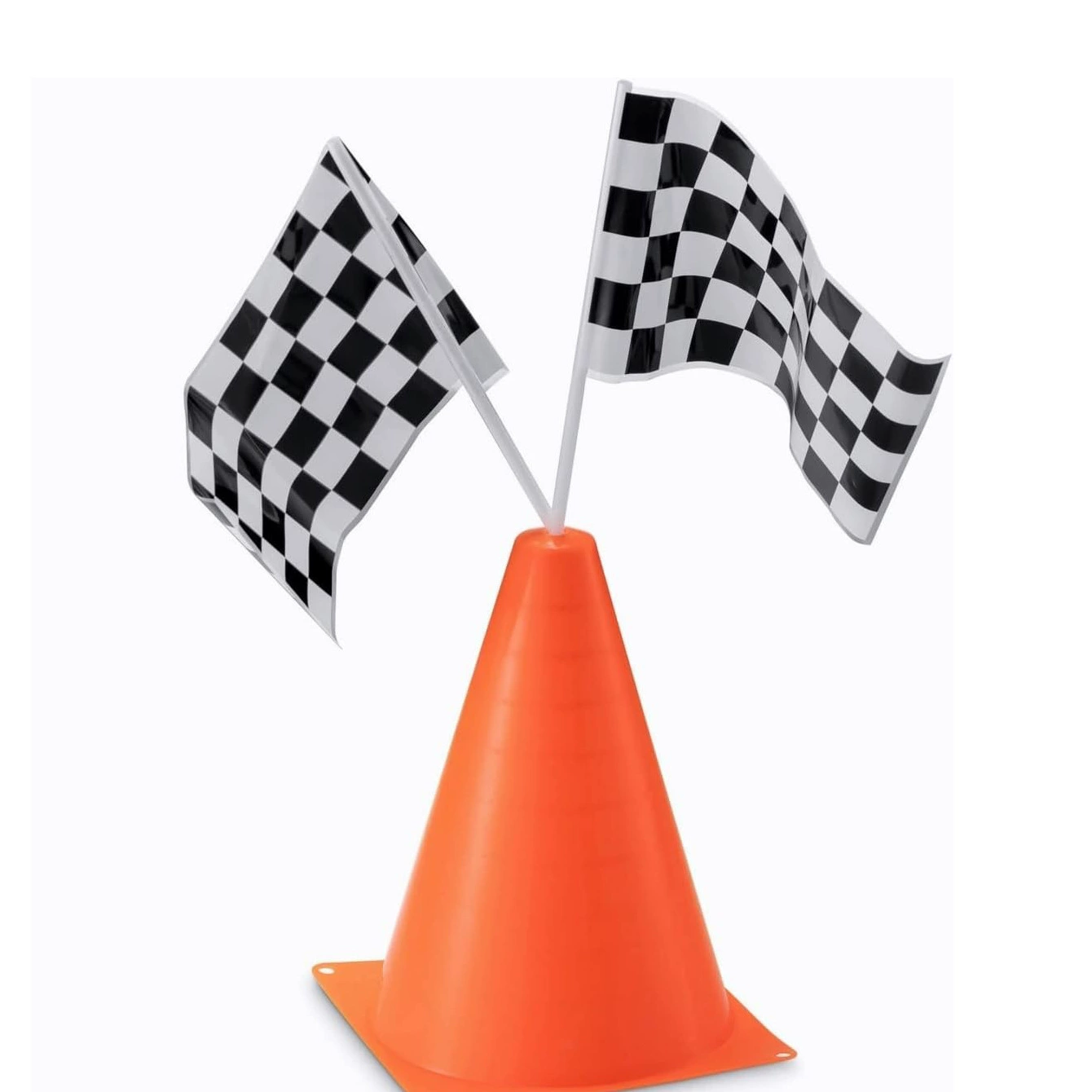 Партийные принадлежности для мальчиков трансграничный черный и белый гоночный флаг F1 18CM