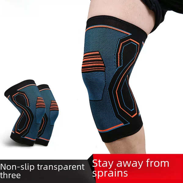 Outdoor Sports Knitted Nylon Knee Pads Air-Conditioned Room Warm Running Mountaineering Knee Pads Wholesale Men's and Women's Protection