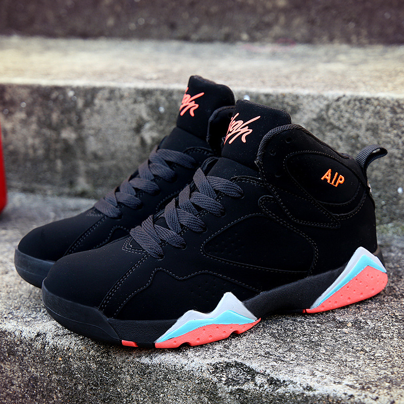 Men's Sports Shoes Cross-Border Foreign Trade New Thick-Soled Casual Shoes Youthful Fashion Couple Style Mid-Top Basketball Shoes Wholesale