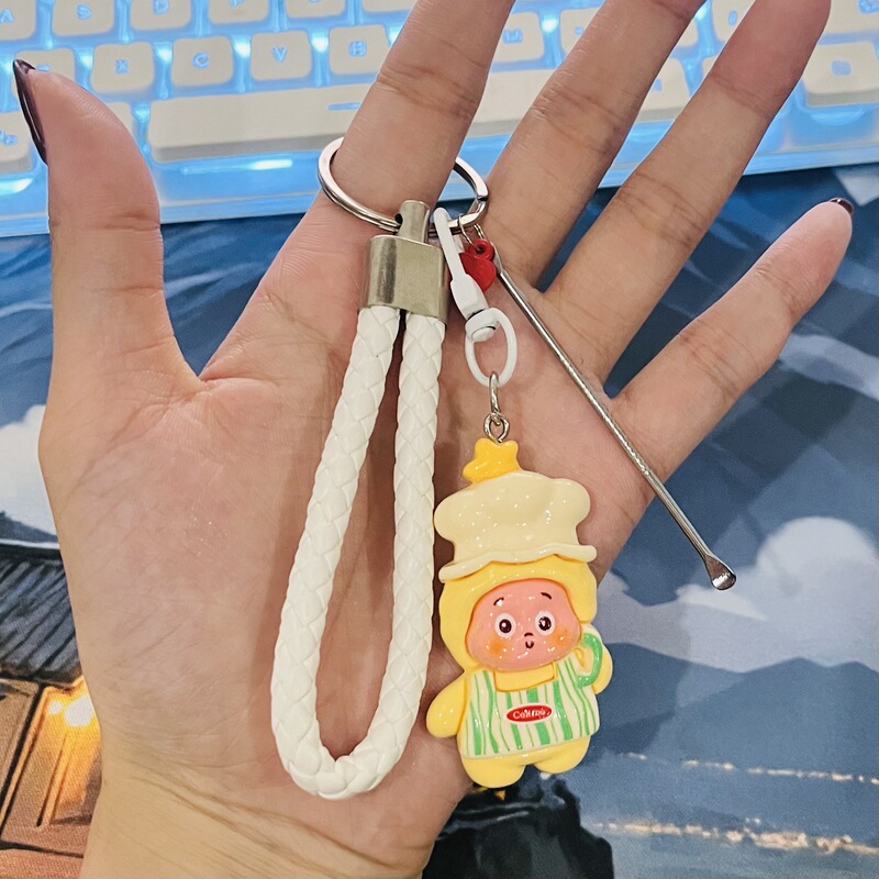 卡通星星人钥匙扣挂件可爱少女包包挂饰学生背包配饰创意闺蜜|undefined