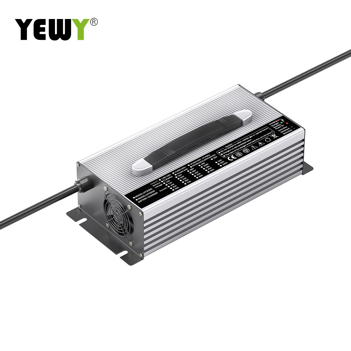 UY2000 三段式智能车载充电器48V30A 磷酸铁理电池充电器