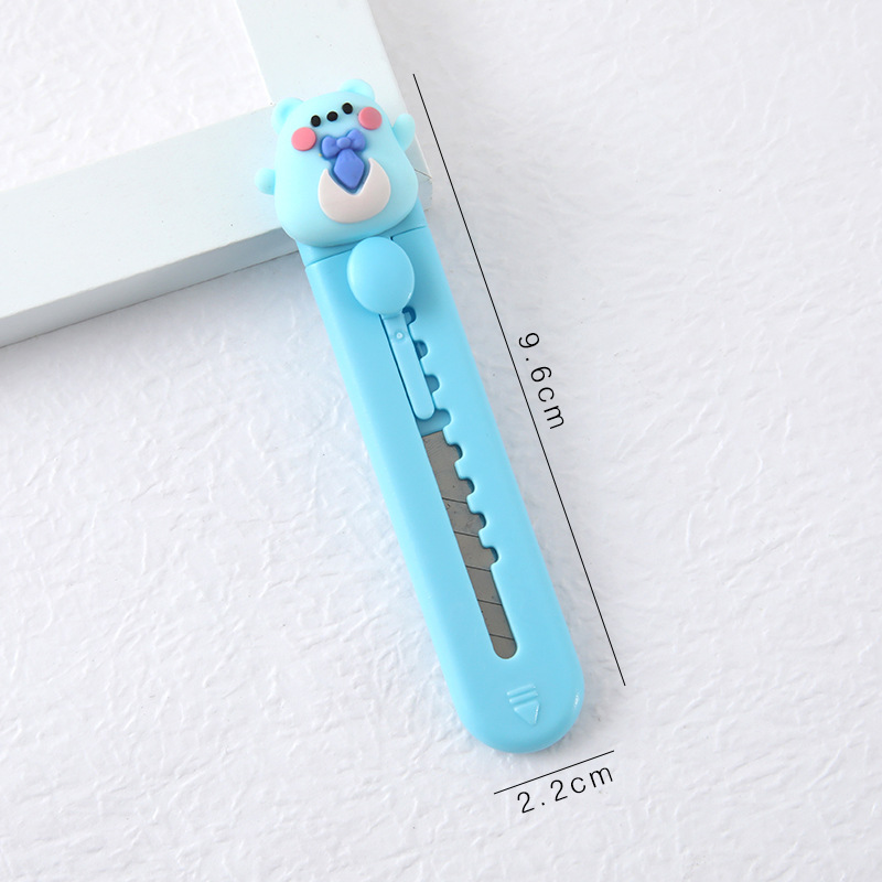 Mini Cúter de Papelería de Plástico, para Desempaquetar y Cortar Cuerdas, para Entrega Exprés y Diario