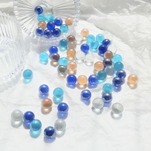 14mm玻璃球彩色透明弹珠弹珠机玻璃珠儿童超市游戏机DIY配件