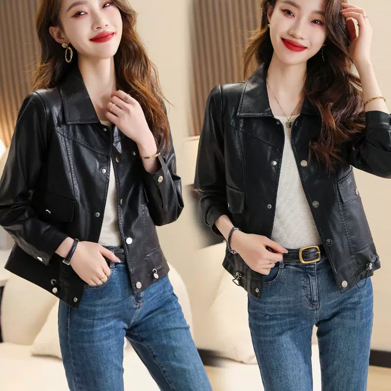 Элитная кожаная куртка из натуральной кожи, выпуск 2025 года, городской шик - отечественный бренд
