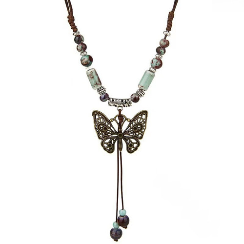 Modern Chinese Retro Zen Style Necklace for Women, Elegant and Versatile, Unique Ethnic Style Clavicle Chain with Ancient Design Aesthetic Accessory