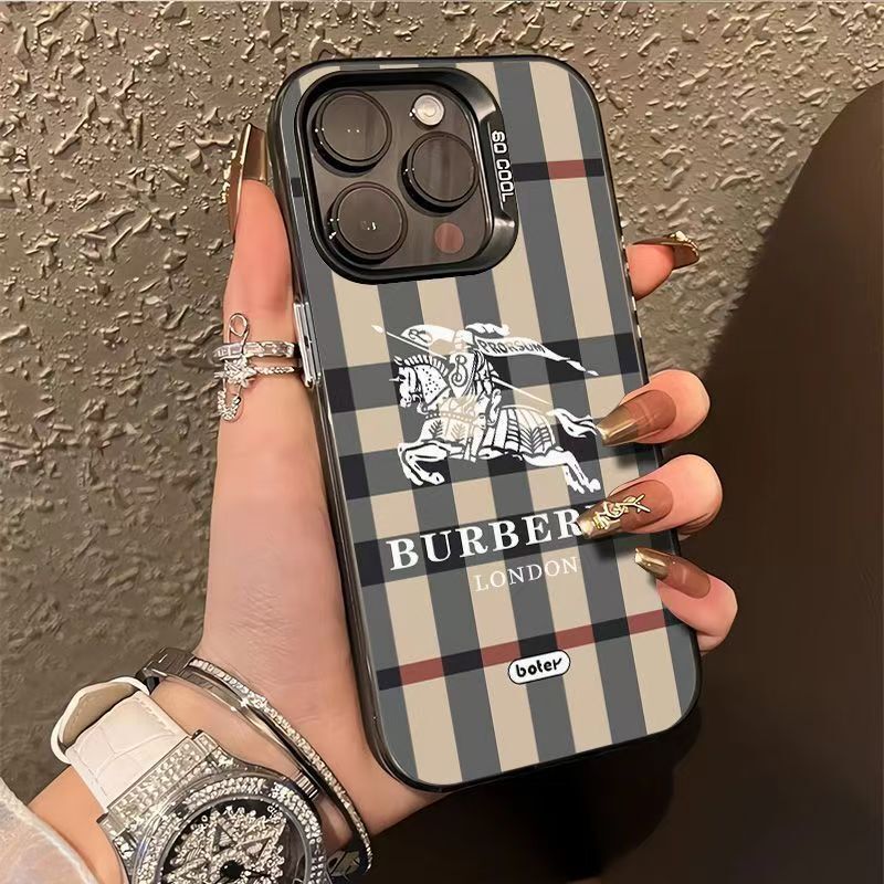 Plaid Unicorn for Apple 16PROMAX/15/14PRO Mobile Phone Case iPhone13/12/11 Full Package