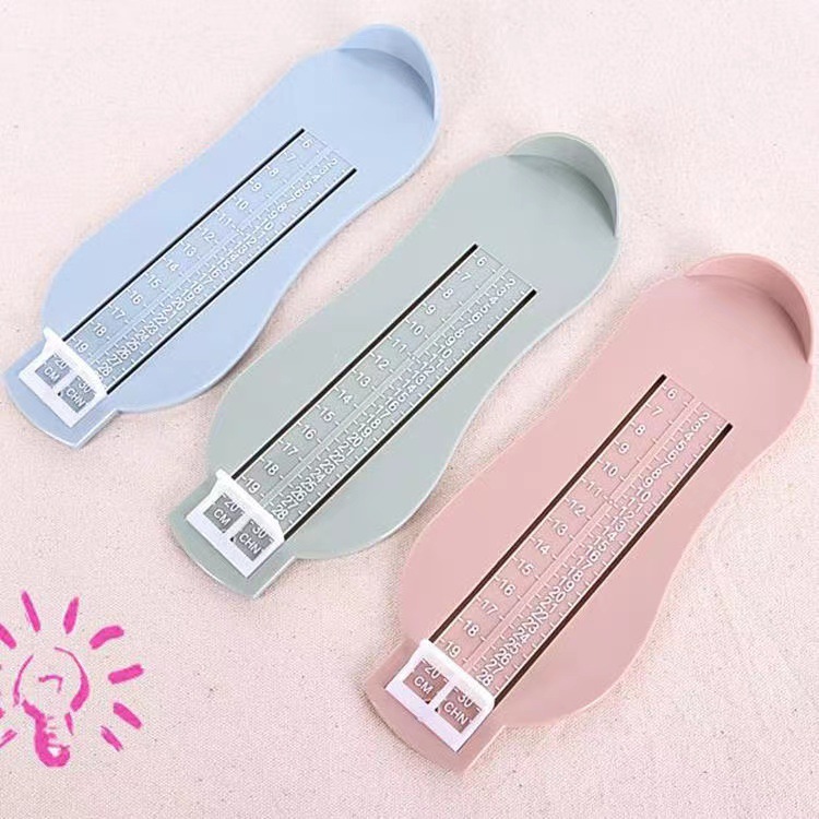 Foot gauge children precision baby baby foot length measuring ruler children height measuring ruler wall sticker foot ruler for 0-8 years old