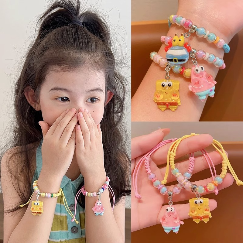 Niña dopamina esponja bebé pulsera Accesorios Niña con cuentas 2023 nuevo niño pulsera exquisita pulsera