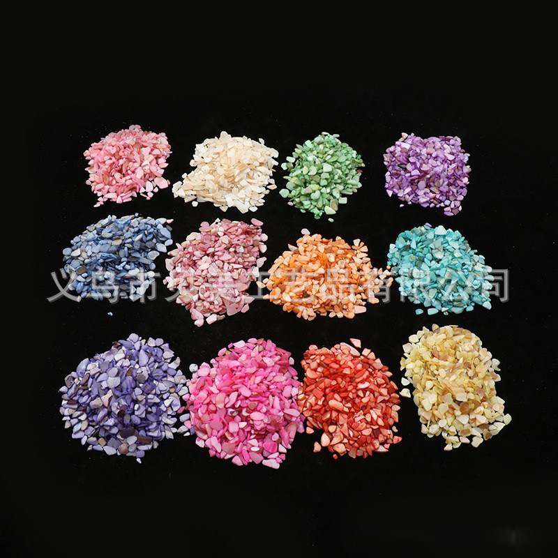 Nail Art Nail Accessories Shell Gravel Colorful Shell Fragments Powder Asymmetrical Decorative Shell Powder Decoration Nail Art Nail Accessories Shell Gravel Colorful Shell Fragments Powder Asymmetrical Decorative Shell Powder Decoration