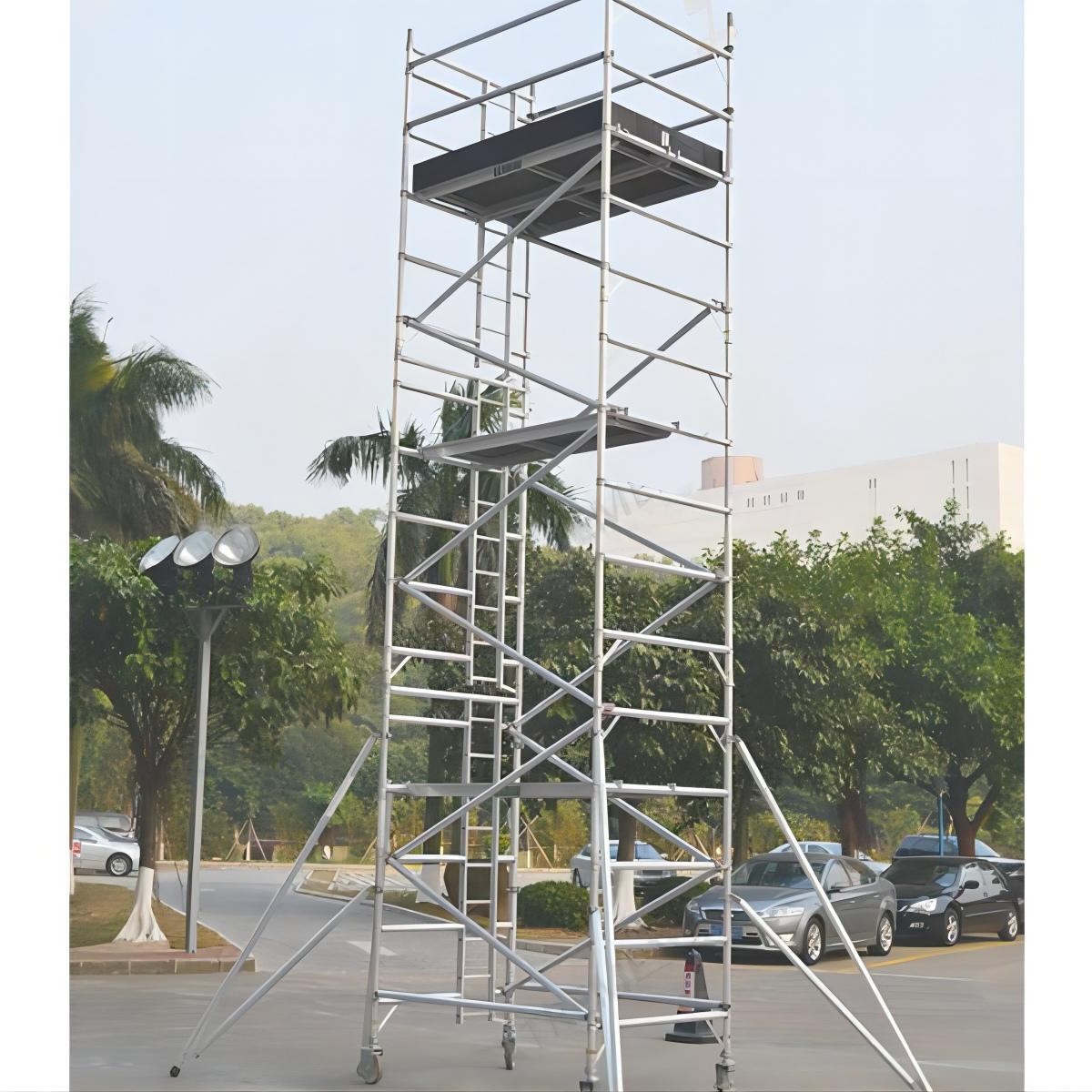 外贸创笙厂家直销快装脚手架快装脚手架 铝合金带梯电梯佛山厂家