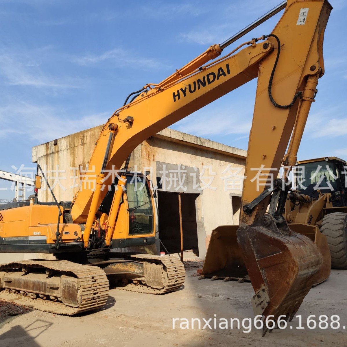 二手现代215-9挖掘机21吨钩机