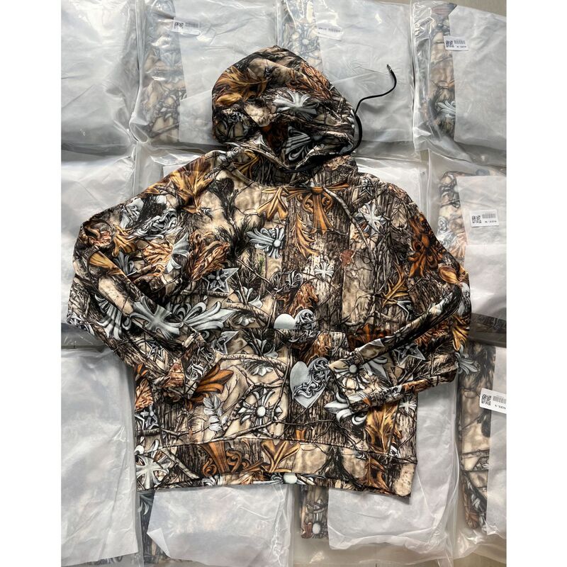 26Ss Nanyou Haute Couture/Boutique Store Niche Ch Kromat Horse Hoof Sanskrit Print Hooded Sweatshirt Unisex 26Ss Nanyou Haute Couture/Boutique Store Niche Ch Kromat Horse Hoof Sanskrit Print Hooded Sweatshirt Unisex