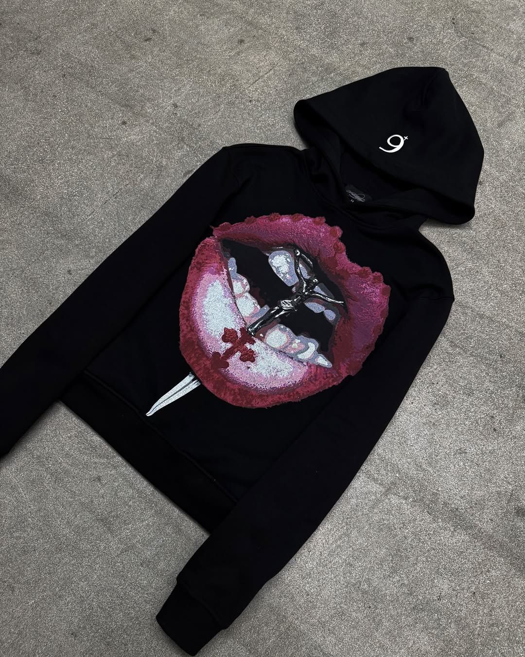 Men's Clothing Street Fashion Y2k Europe And The United States Wholesale Personalized Printing Loose Sweater Long Sleeved Pullover Hoodie_viptrois.com