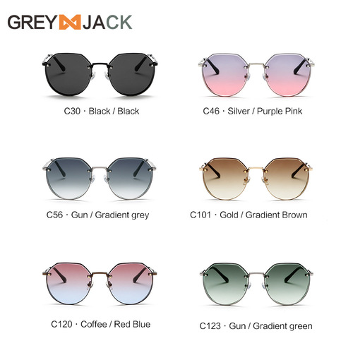 2024 New Internet Celebrity Fashion Gradient Color Sunglasses Women's Ins Cross-Border Sunglasses Anti-UV High-Level Sense