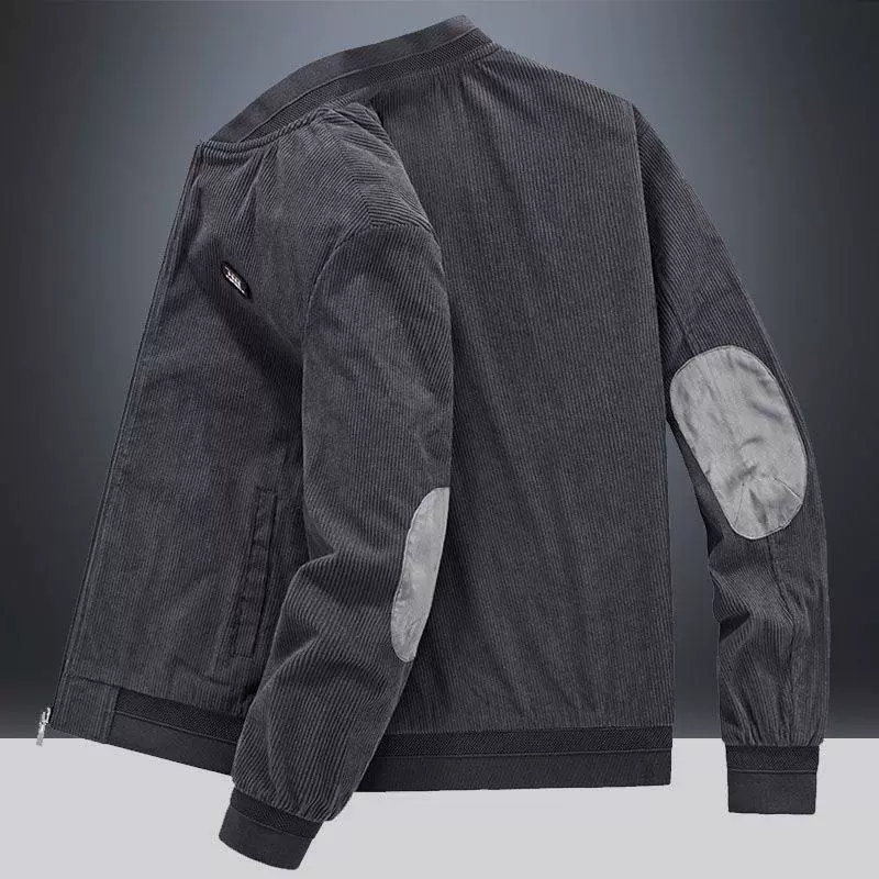 Men's autumn baseball retro jacket, oversize